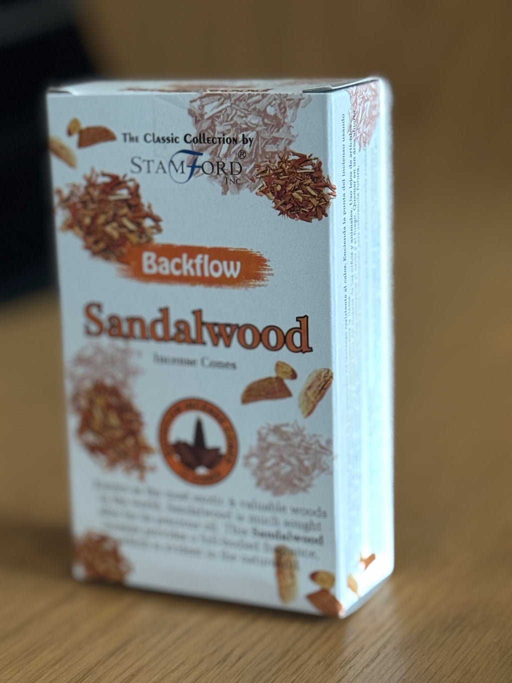 Sandalwood Backflow Incense Cones (12 Pack