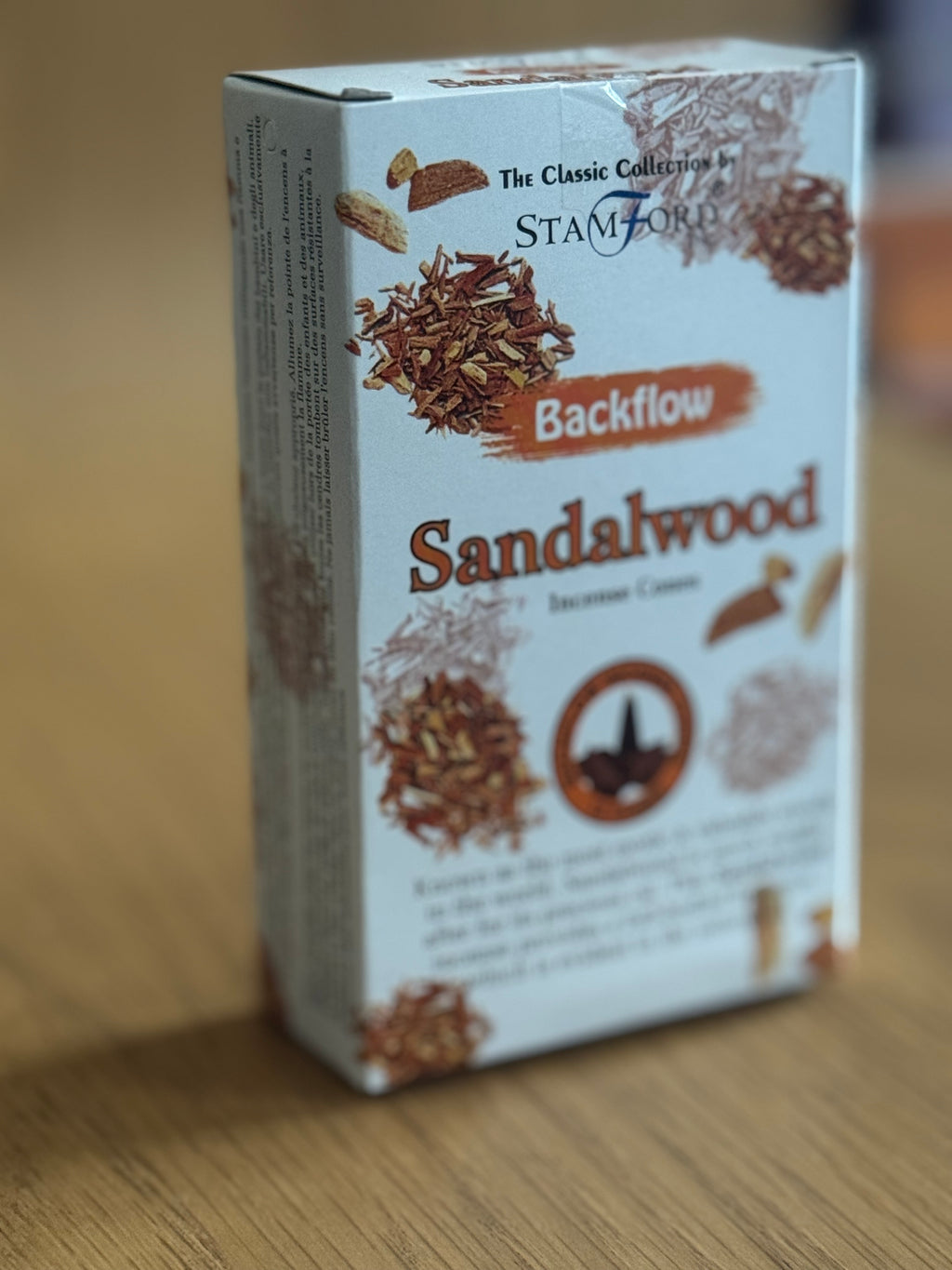 Sandalwood Backflow Incense Cones (12 Pack