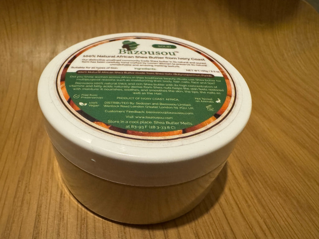 Pure Shea Butter (100g) – Natural & Unrefined