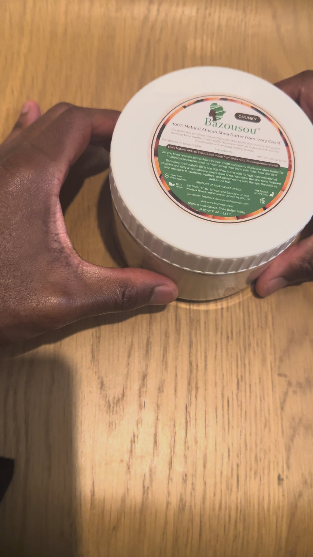 Pure African Shea butter (Chunky 283g ) Natural & Unrefined