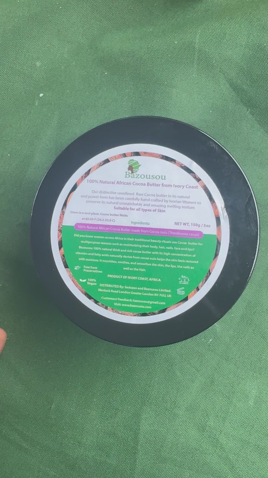 Pure African Cocoa butter (150g)